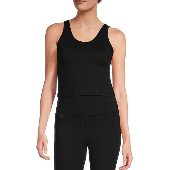 Under Armour Tops - Under Armour Women's Motion Tank Top Black Sz Large NEW Buttery Soft UA Tank